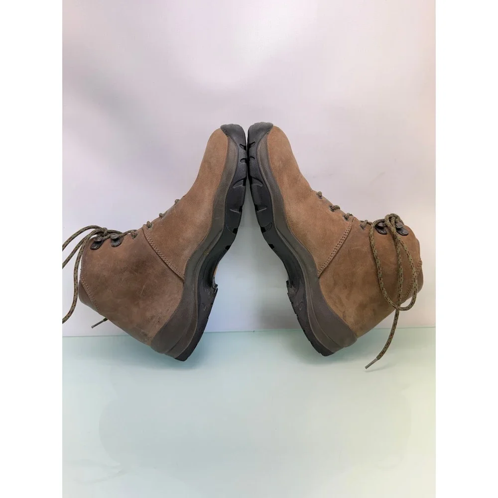 Chaco Hiking Boots Mens 8.5 Brown Vintage Steel Toe Made in Italy Gorpcore